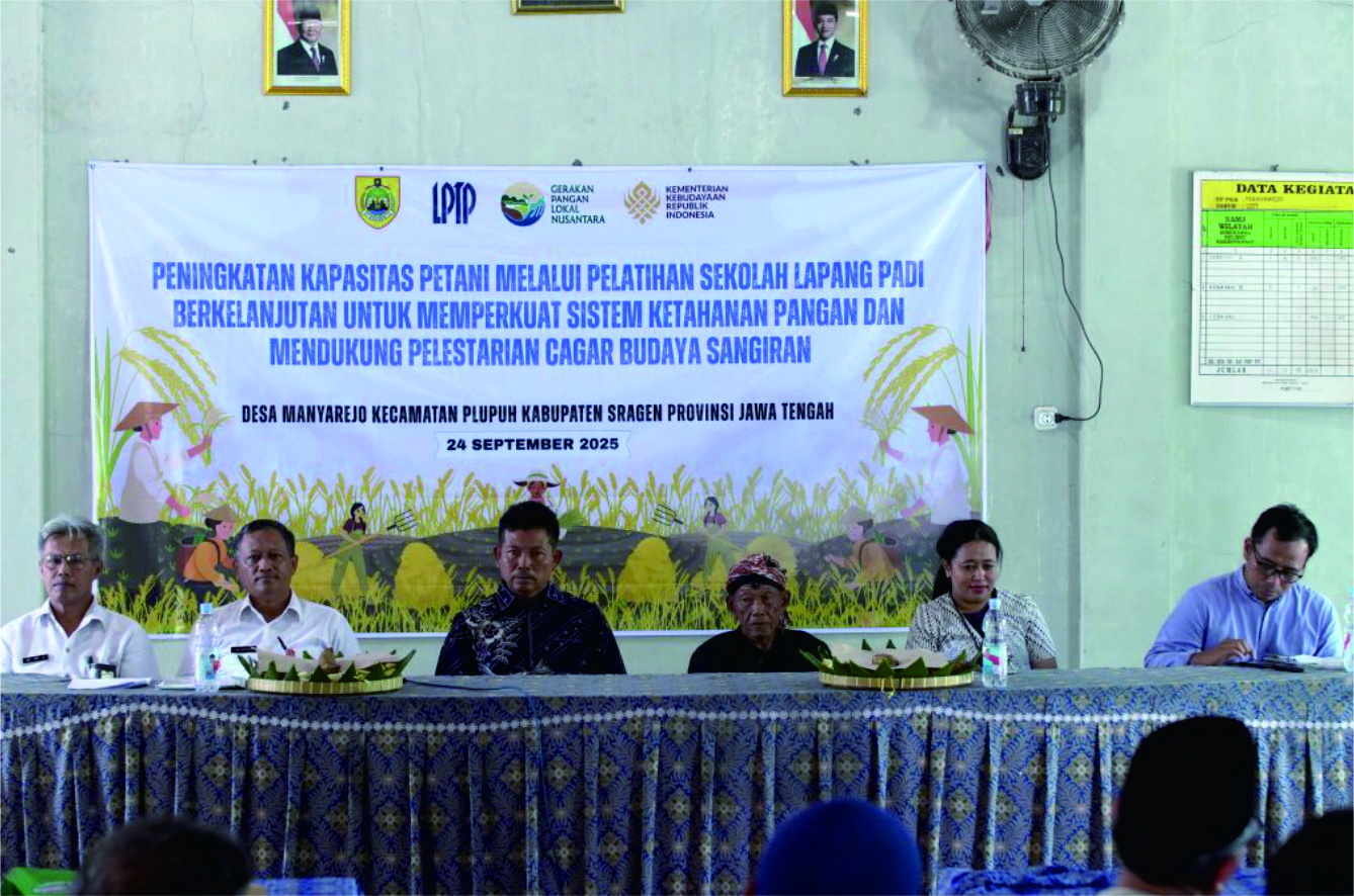 Budaya dan Pangan Lokal di Sangiran