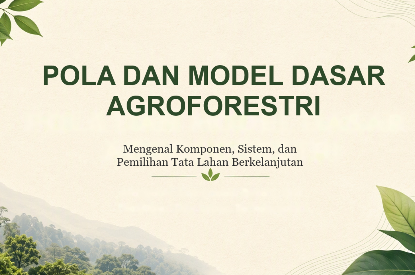 Mengenal Pola dan Model Dasar Agroforestri